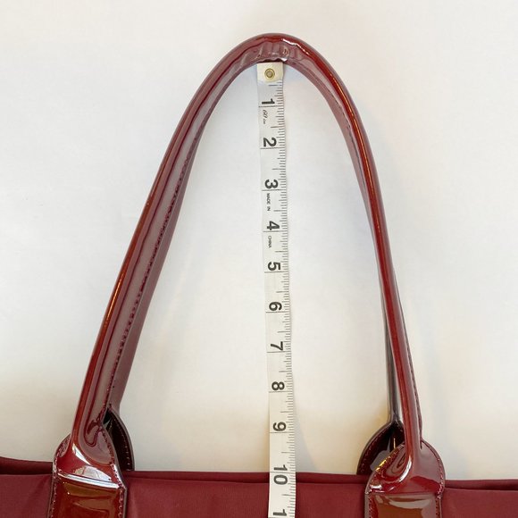 AIMEE Kestenberg Tote Bag Red Burgundy Nylon - Picture 12 of 12